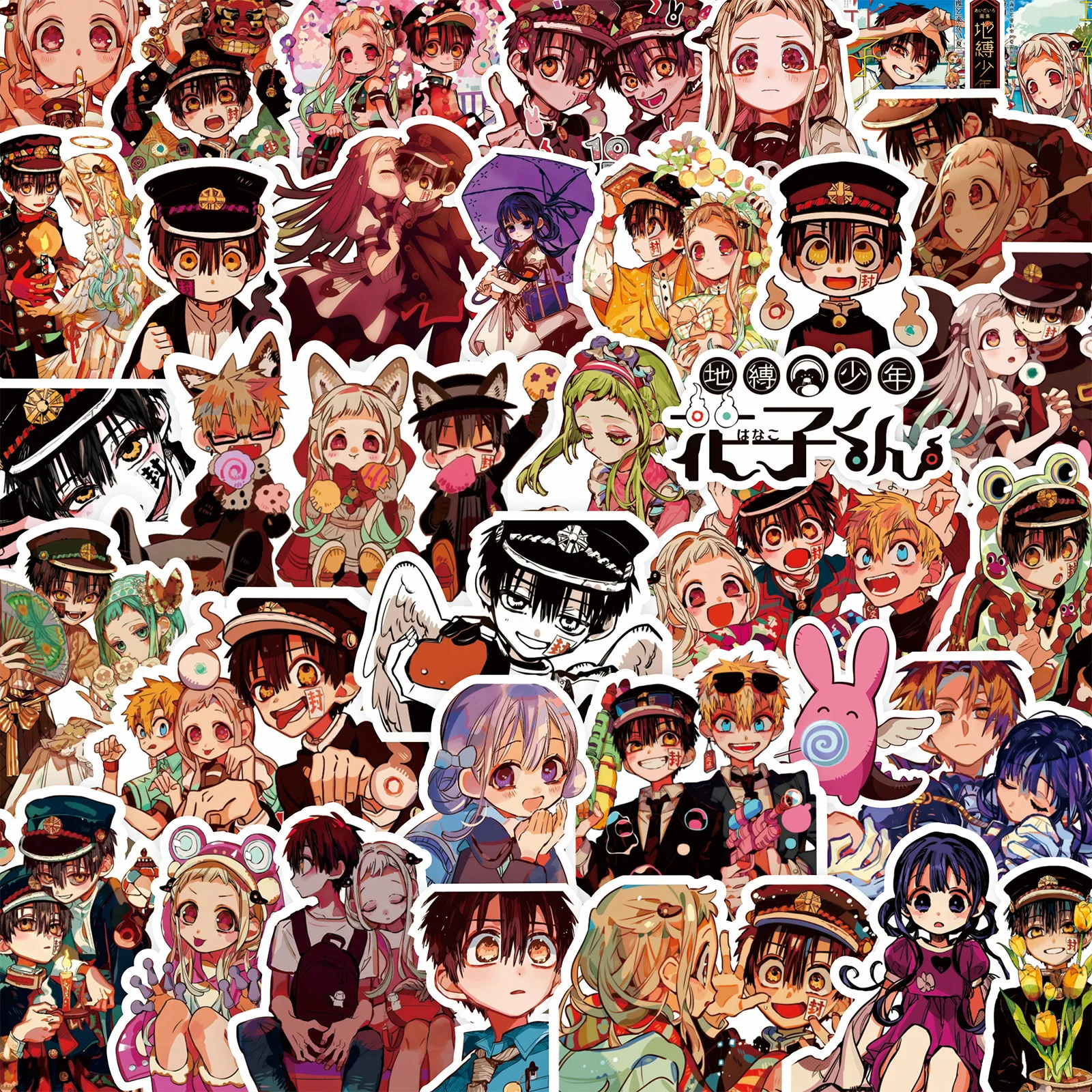 84Pcs Hanako 스티커 장난감 바운드 Hanako Kun 스티커 일기 책자 D..