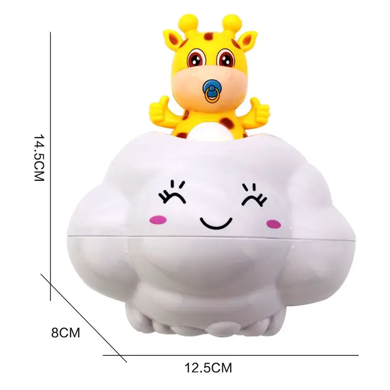 Baby Bath Toy, Bathing Cute Swimming Water Spraying Clouds Shower Bath Summer Sprink Toy Kids Water Playing Bathroom Shower Tool - Image 5