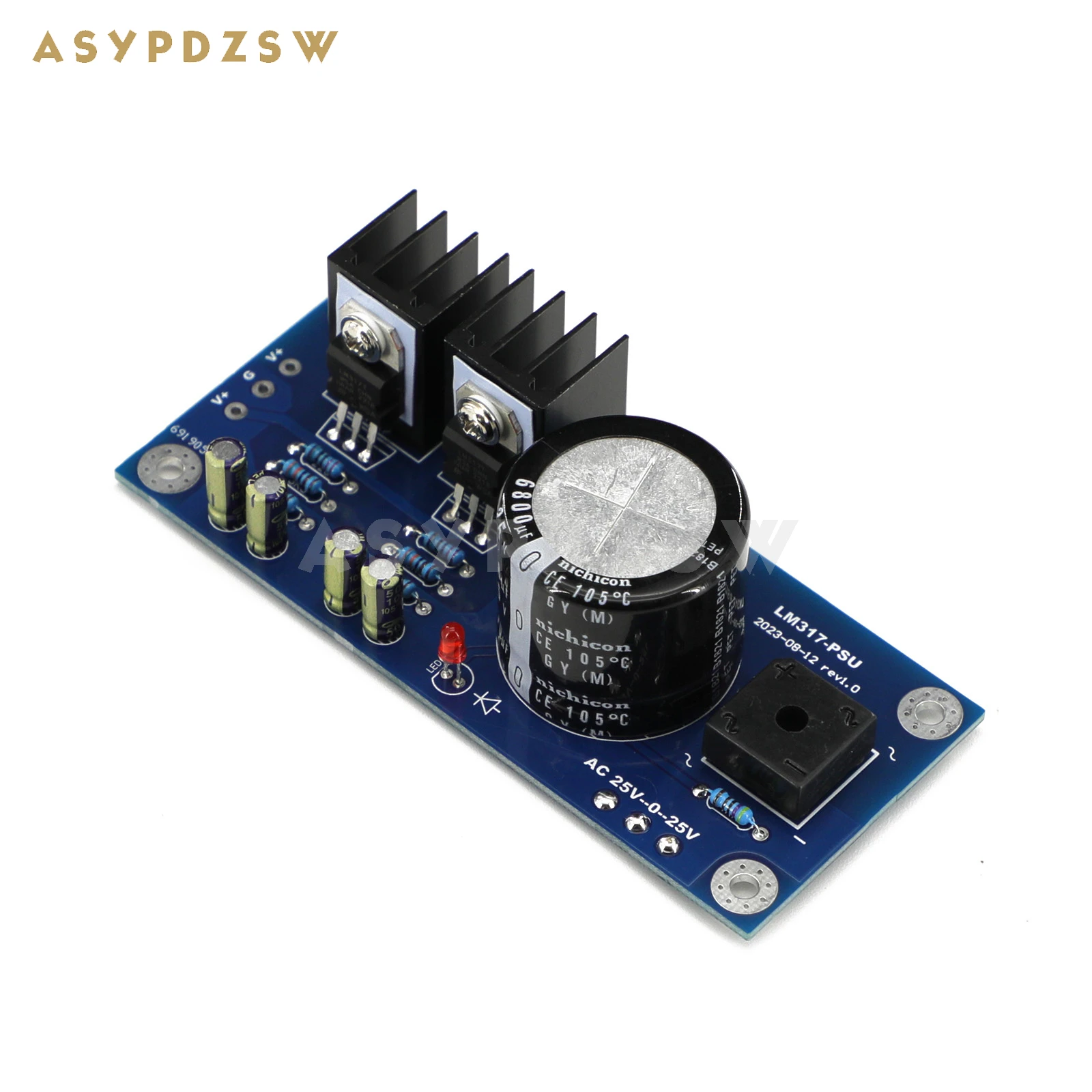 LM317-NAIM HICAP Regulated power supply DIY Kit/Finished board For NAIM Phono amplifier 24V+24V