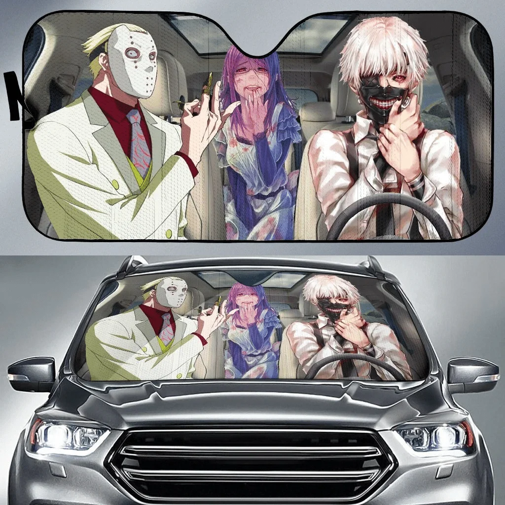 

Ken Kaneki Токийский Гуль, автомобильный солнцезащитный козырек манга, подарок, аниме вождение автомобиля, автомобильный солнцезащитный козырек, автомобильные аксессуары для интерьера автомобиля