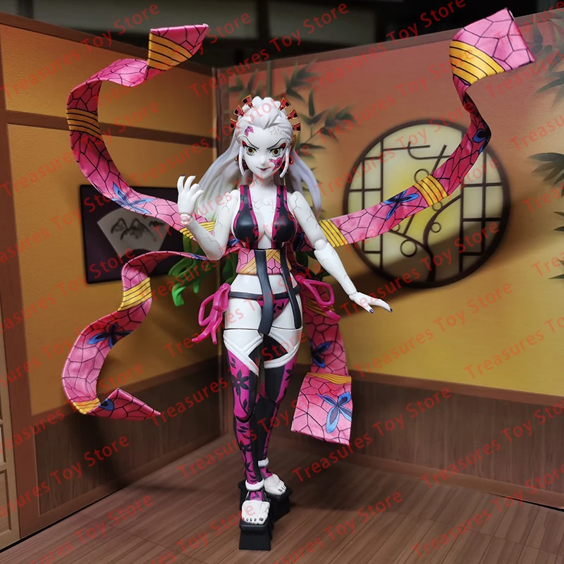 Original 15cm Pvc Aniplex Buzzmod Demon Slayer Daki Action Anime Figure