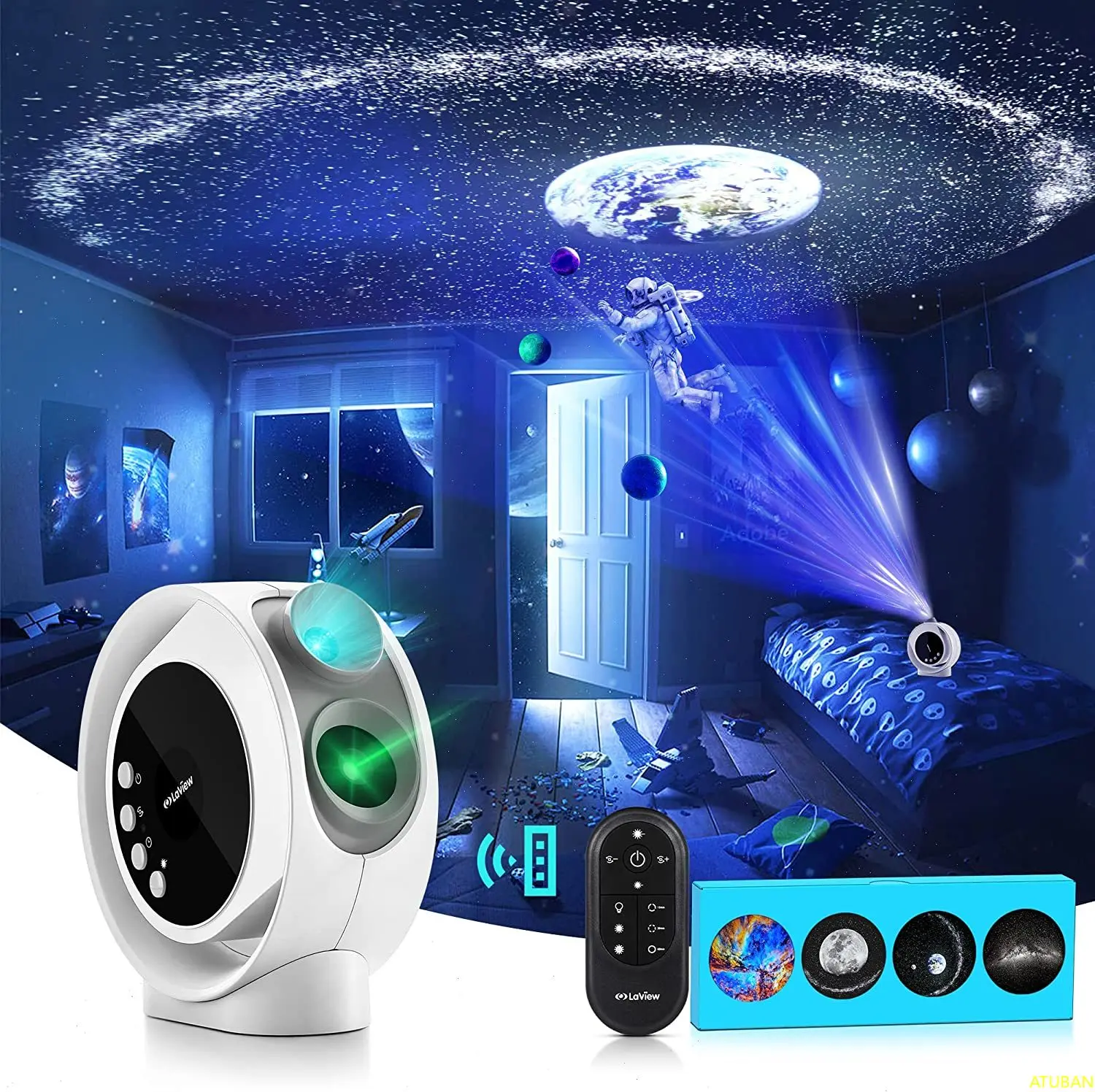  Star Projector, POCOCO Galaxy Lite Home Planetarium Galaxy  Projector with Real Starry Skylight Presentation, Galaxy light projector  for Home decoration, Night Light Ambiance : Tools & Home Improvement