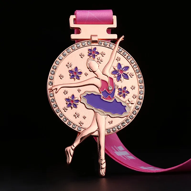 Dance MEDALS Customized International Dance competition MEDALS Ballet Commemorative plate Children's Cygnet MEDALS 3