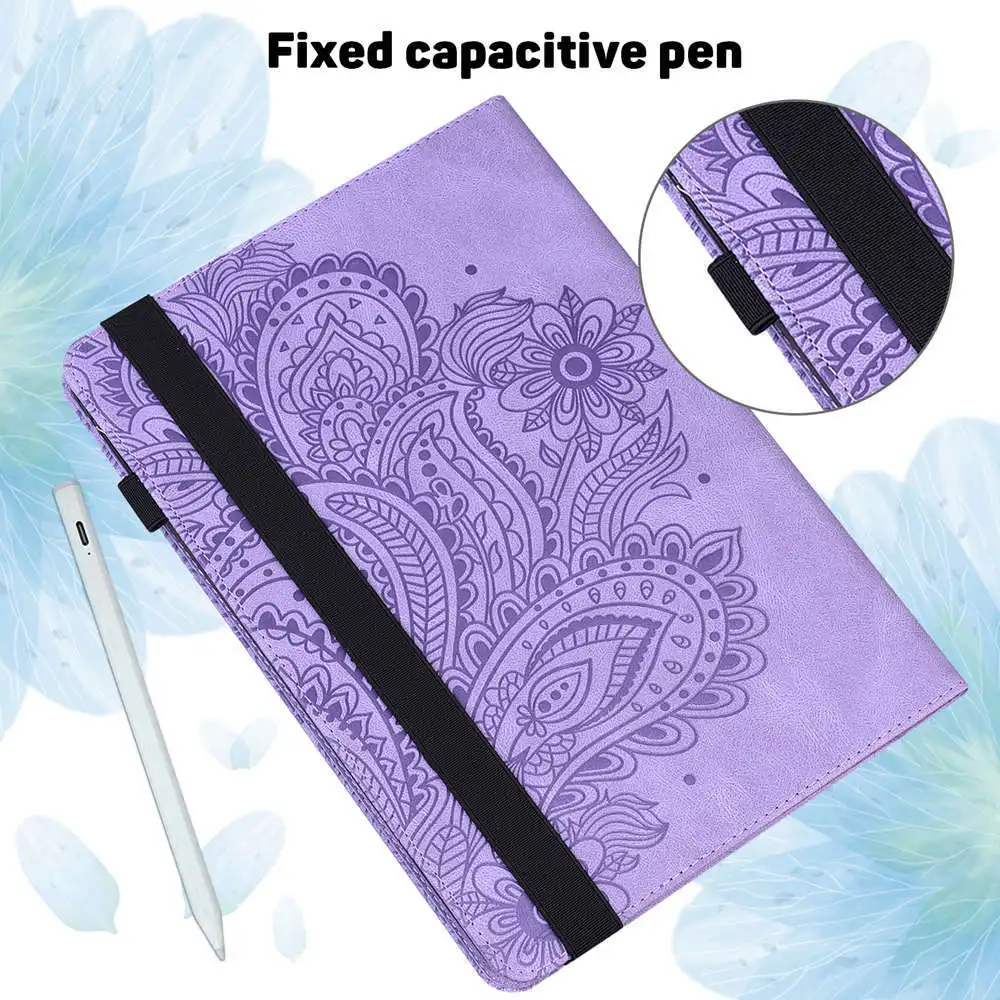 Peafowl Pattern Soft TPU Silicone Tablet Case