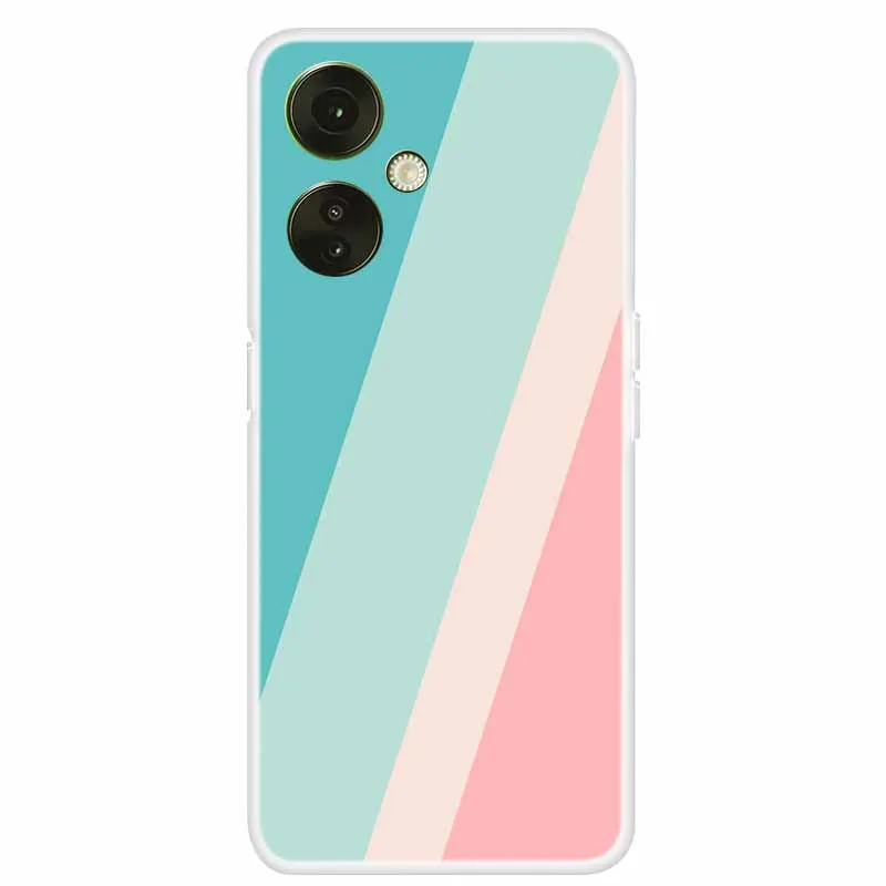 Clear TPU Soft Silicone Phone Case with Adorable Cats Design for OnePlus Nord CE 3 Lite 5G