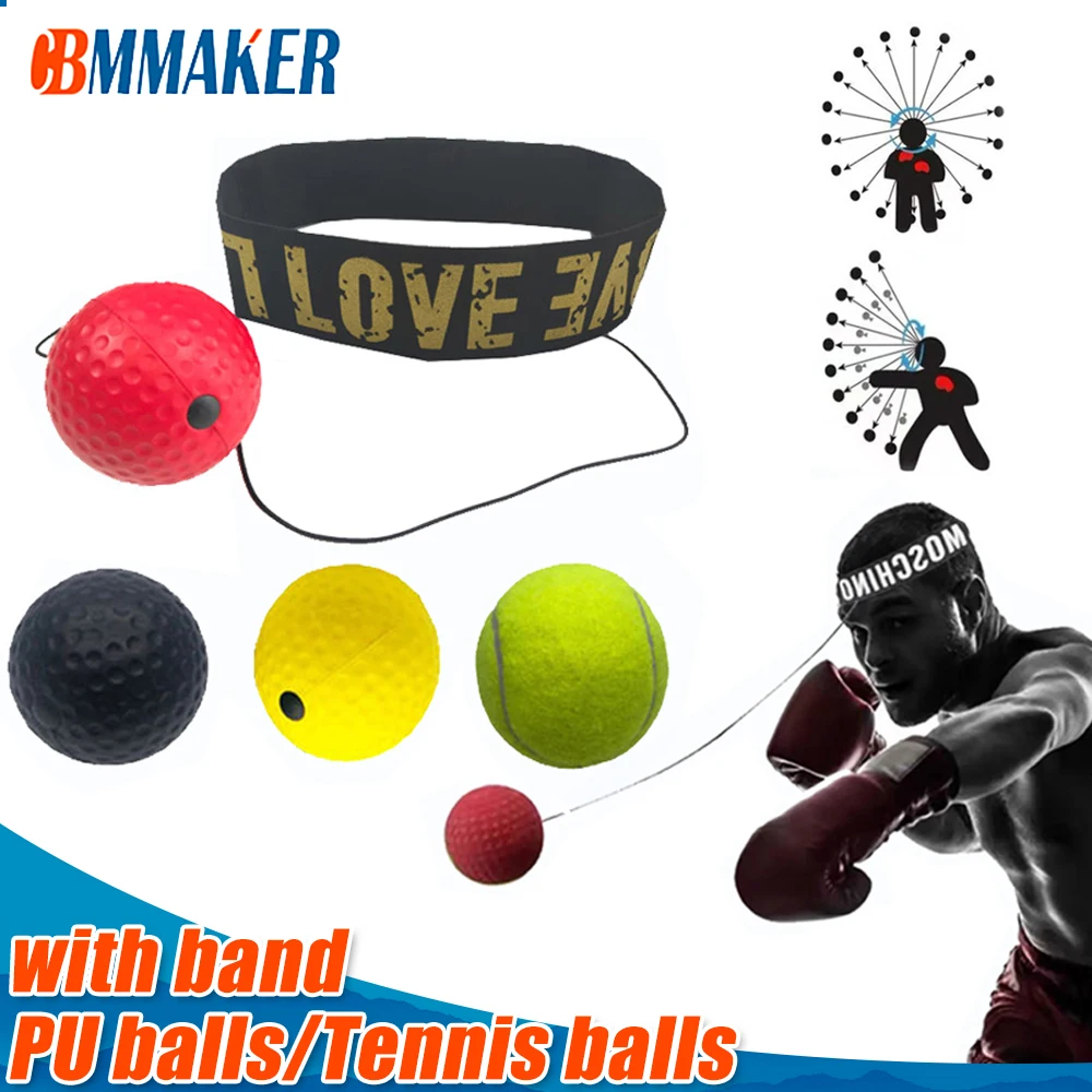 Boxer Sollevamento Forza Di Reazione Mano Occhio Boxe Riflesso Velocità Punch Ball Sanda Allenamento Set Stress Palestra Boxe Muay Punzonatura Palla