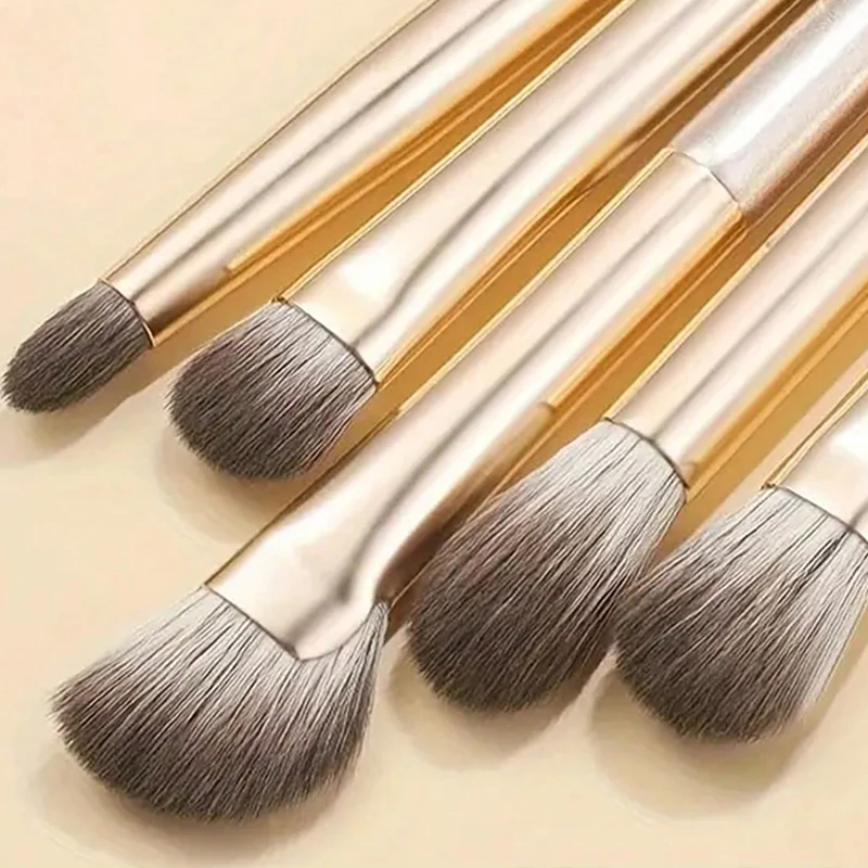 8pcs eyeshadow brush set, soft hair make-up brush, eye make-up brush, beginner nose shadow shading brush, fine eyeliner brush, p 2