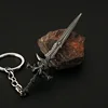 9cm World of Warcraft Frostmourne Weapon Keychains Alloy Swords Karambit  Model Peripheral Butterfly Knife Melee Gift Toys Game 3