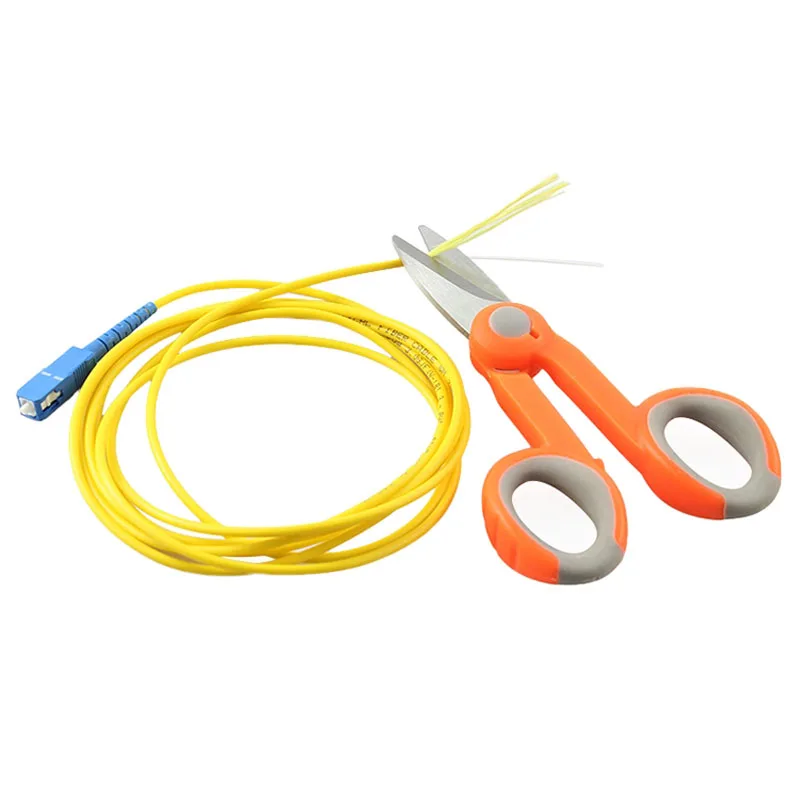 Aramid Fiber Pigtail Cutter, Fiber Optic Scissors, Pigtail Jumper Wire, FTTH Tools, High Quality fujikura new model ct50 ct 50 high precision fiber optic cleaver cutter the most robust cleaver