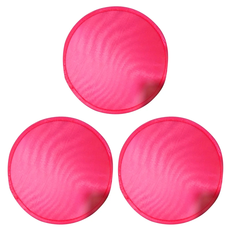 

3X Foldable Round Fan-Red Retail