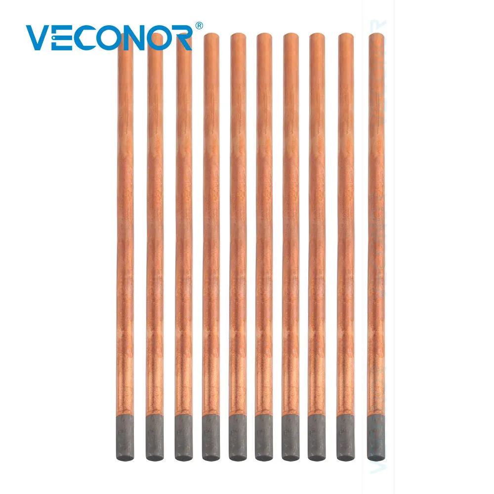 Car Repair Tool 10Pcs 355mm Long Car Battery Repair Mold Lead Rod Torch Battery Pile Joint Repair Gun Pure Copper Pile Head Pole
