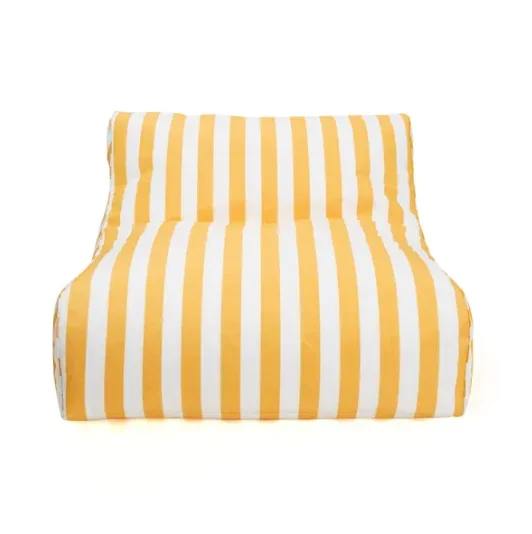 Waterproof Durable Outdoor Bean Bag Lounger Chair Luxury Anti-UV Beanbag Sun Lounge Long-Term Pool Floating Bean Bag Sofa Cover