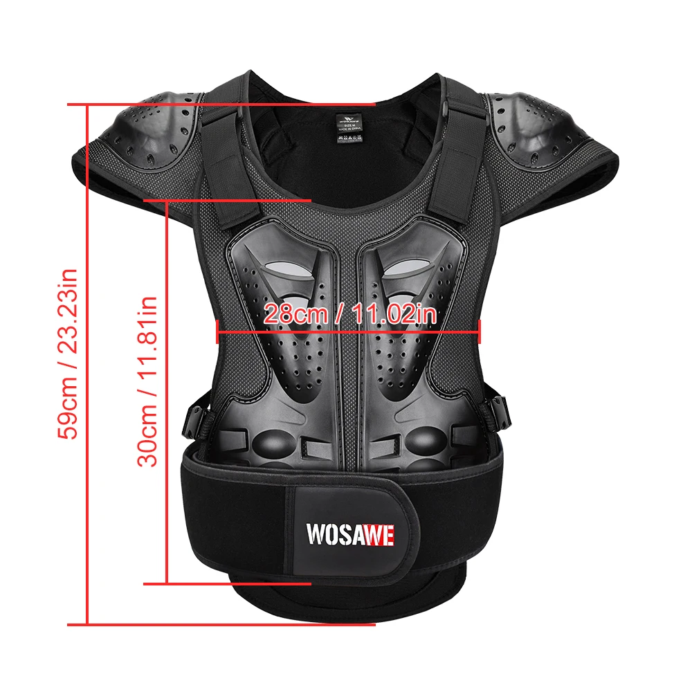 Adult Full Body Protector Vest Armor Off-road Motocross Armor Jacket Chest Spine Protection Gear Elbow Pads Knee Guard