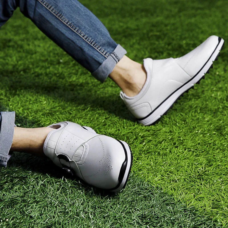 Comfortable Golf Shoes for Men, Outdoor Grass Training, Training Sports Shoes, Plus Size 40-45, New