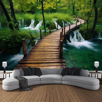 Tapisserie murale suspendue en cascade de paysage, Art Floral, décor de maison et de chambre à coucher pour 2023 Tapiz Y2k Arazzi 1