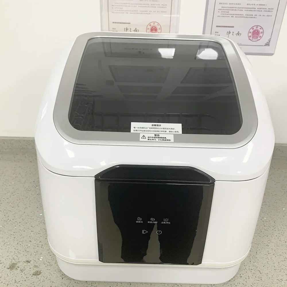 Desktop Installation Free Mini Size Water Saving Tabletop Dishwasher 5