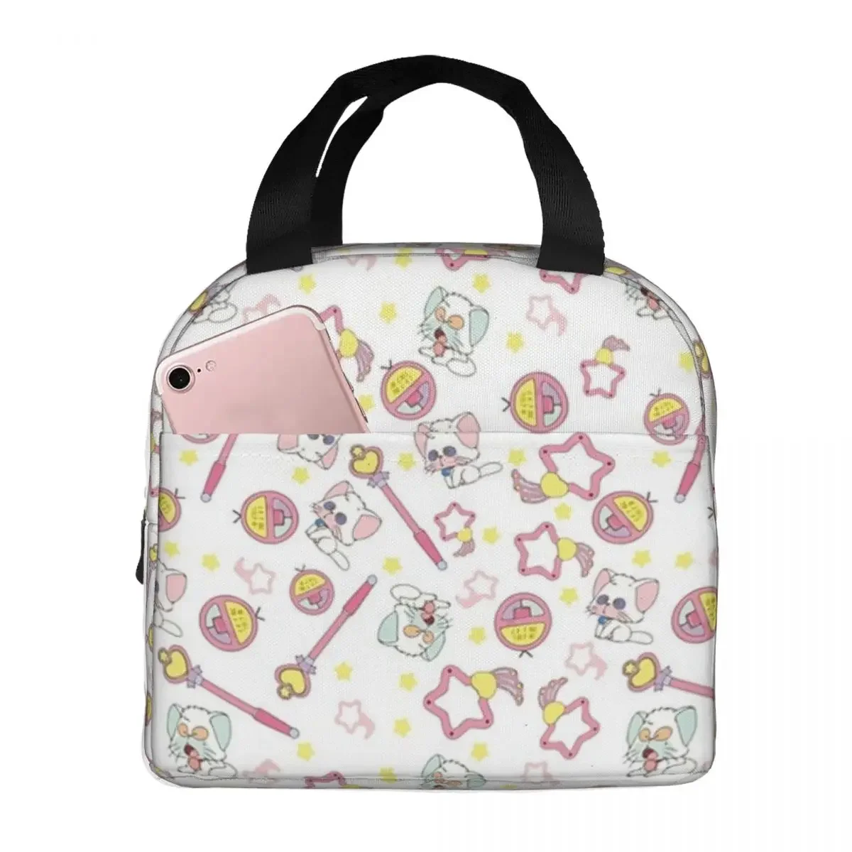 

Creamy Mami - Texture 02 Insulated Lunch Bags Resuable Picnic Bag Thermal Cooler Lunch Box Lunch Tote for Woman Work Kids School