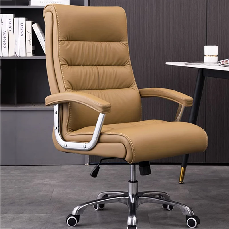 

Pedicure Swivel Living Room Chair Makeup Recliner Leather Individual Computer Chair Designer Vanity Silla Gamer Furniture XR50BG
