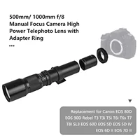 Lightdow Manual Telephoto Lens 500mm F8.0 with 2X Converter for Nikon D3400 D500 D7200 D5500 D750 D5300 Canon 60D 77D Cameras - Image 3