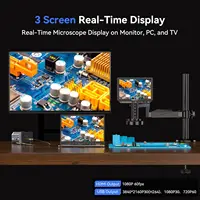 TOMLOV Autofocus 4K Digital Microscope 2000X 8" TM4K-AF Flex Arm HDMI Electronics Soldering Microscope for Mobile Phone Repair 2