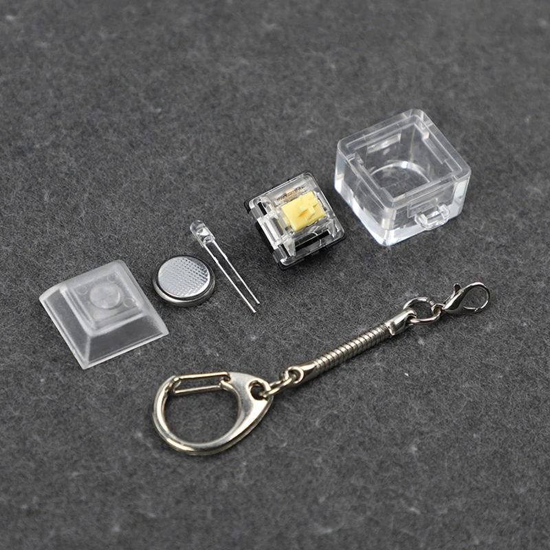 Gateron Mechanical Keyboard Switch Tester Keychain - Translucent Sampler Tool