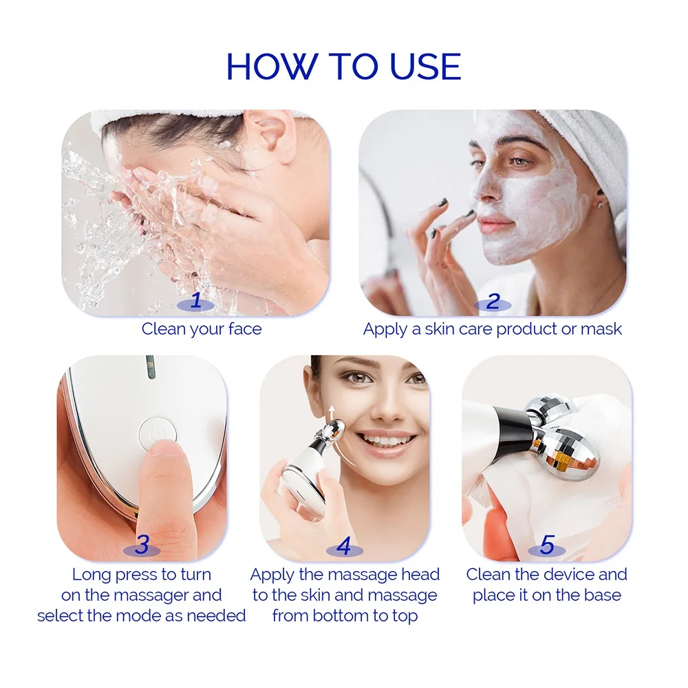Face Body Roller Massager Facial Lifting