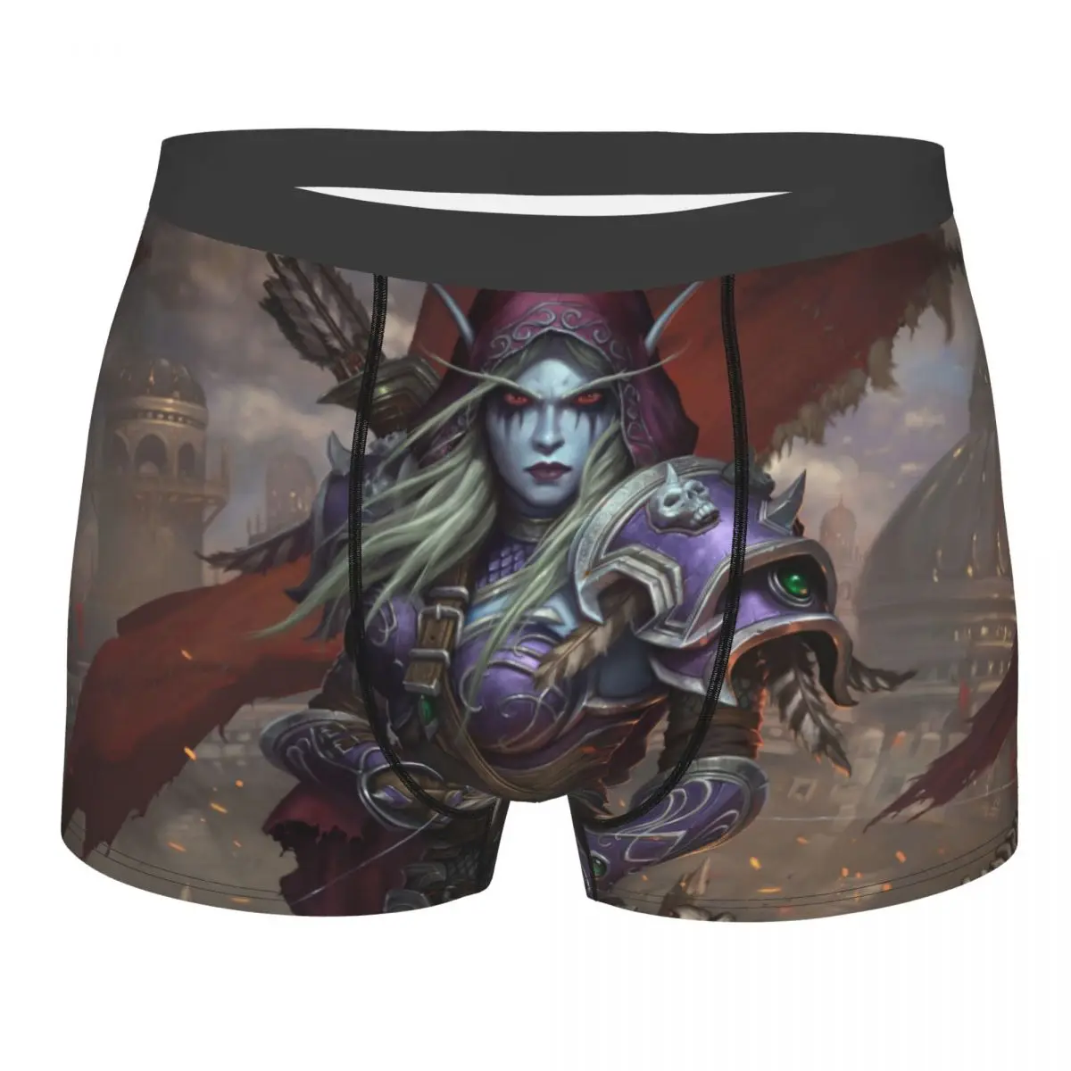 

Sylvanas Windrunner World of Warcraft Underpants Homme Panties Male Underwear Comfortable Shorts Boxer Briefs