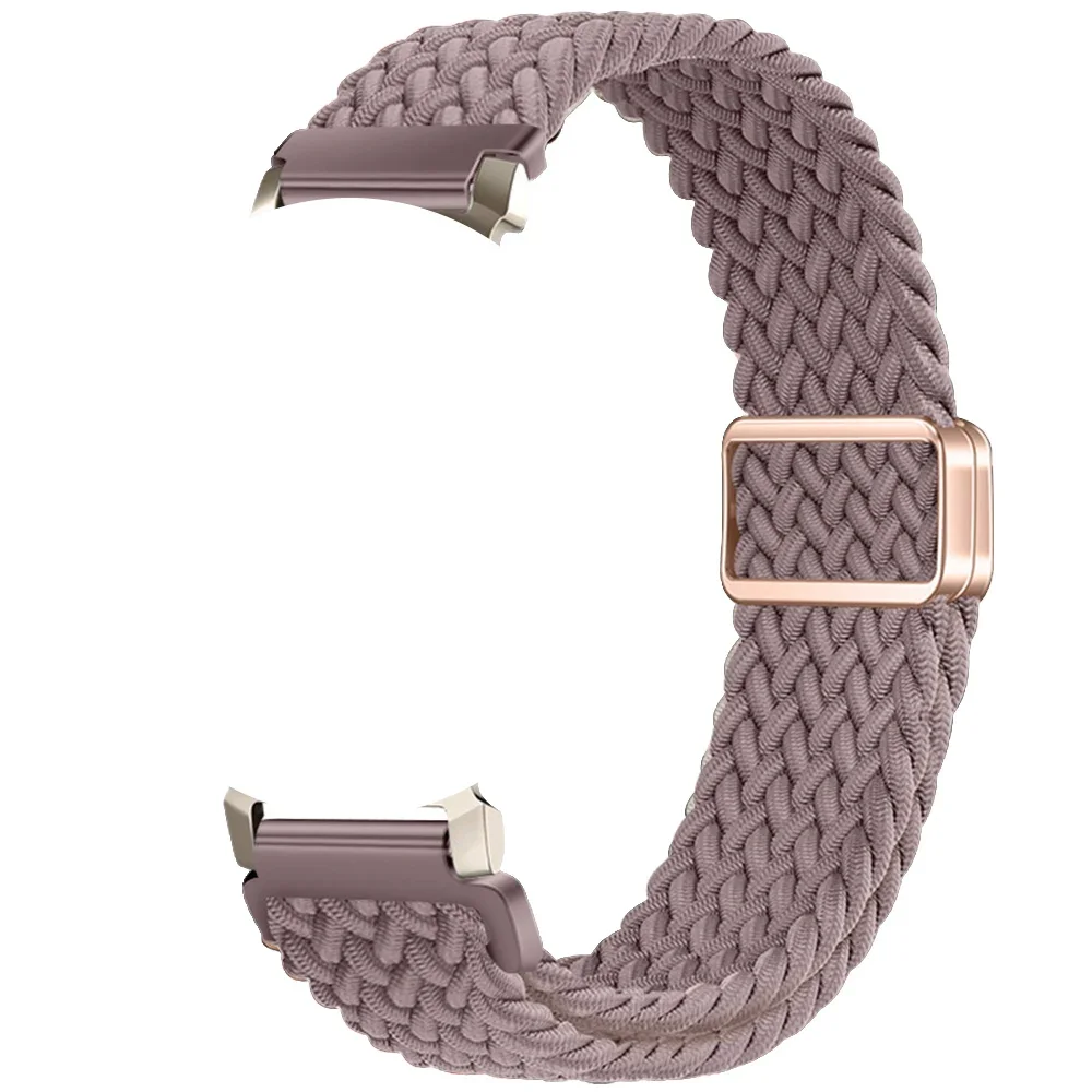 Elegant 14mm Woven Nylon Loop Buckle Watchstrap with Magnetic Closure