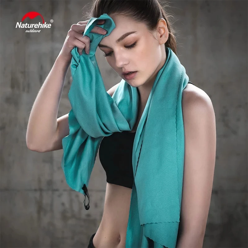 Naturehike Portable Travel Towel with Carry Bag, Fast Drying, Absorbent Sports Towels Camping Fitness Beach Swimming Towel 3