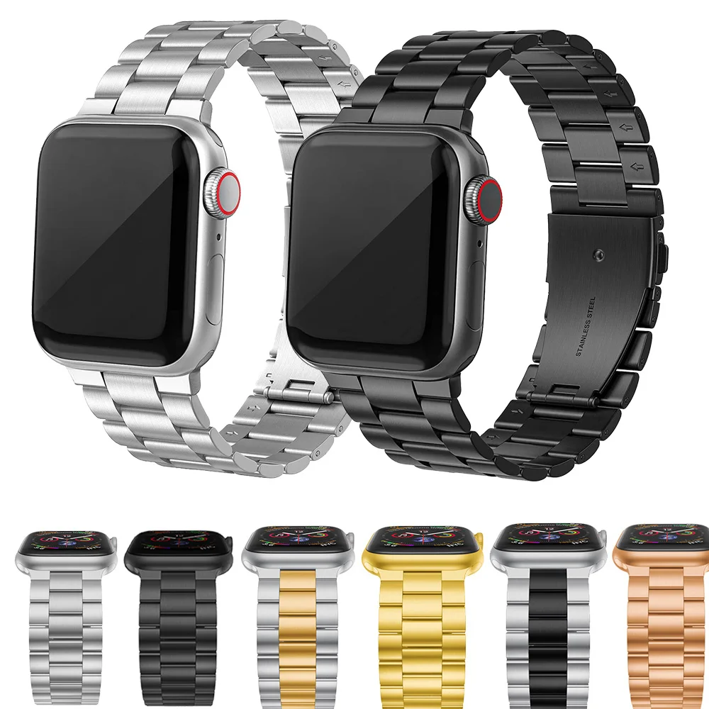 

Suitable Apple Watch band Series 9/8/7/6/5/4/3/2/1 stainless steel metal Strap iWatch Ultra 49MM 38/40/41/MM 42/44/45MM tools