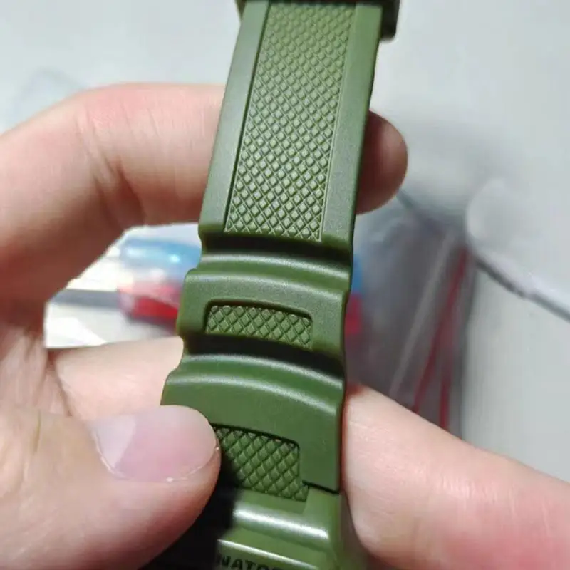Uhrenarmband 18 mm für CASIO AE1200 / 1300 / 1000 W-219 Ersatz-Uhrenarmband aus Silikonkautschuk für Herrenarmband, Zubehör – Detail 5