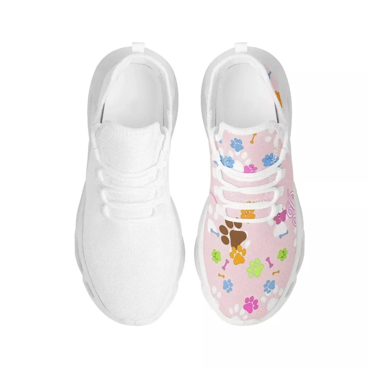 Sexy Leopard With Flower Pattern Women's Sneakers Summer Sport Shoes Plus Size Knit Shoes Ladies Trainers