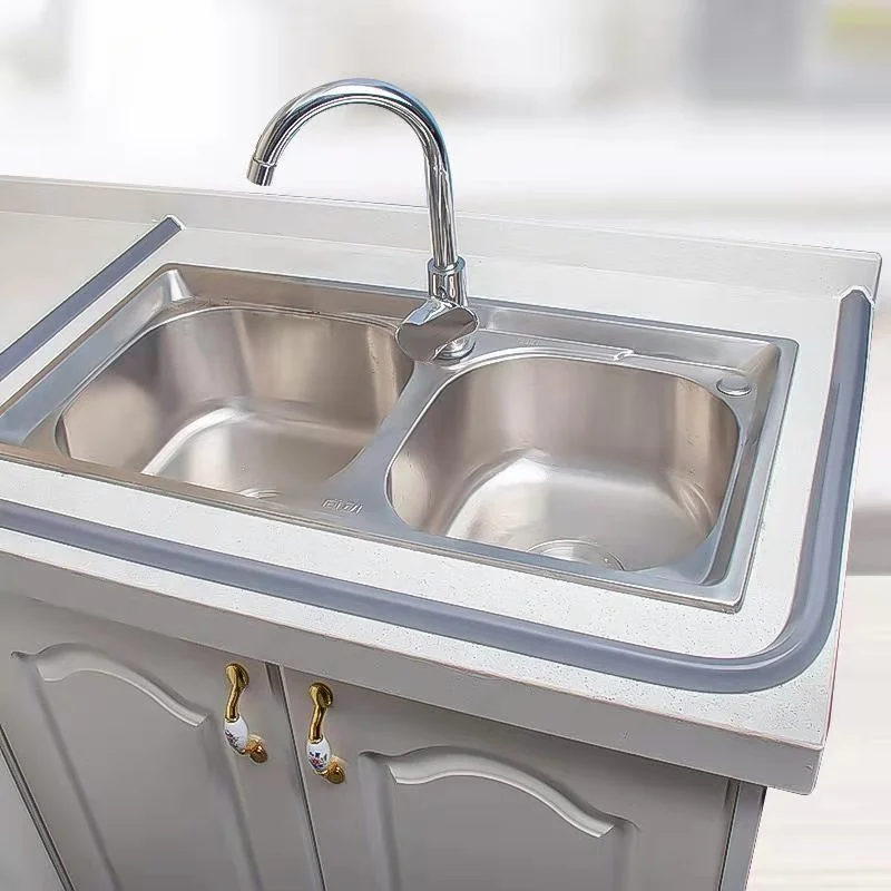 Multi-size Bathroom Water retaining strip Dry And Wet Separation Silicone Shower Barrier Dam Flood Self-adhesive door seal strip