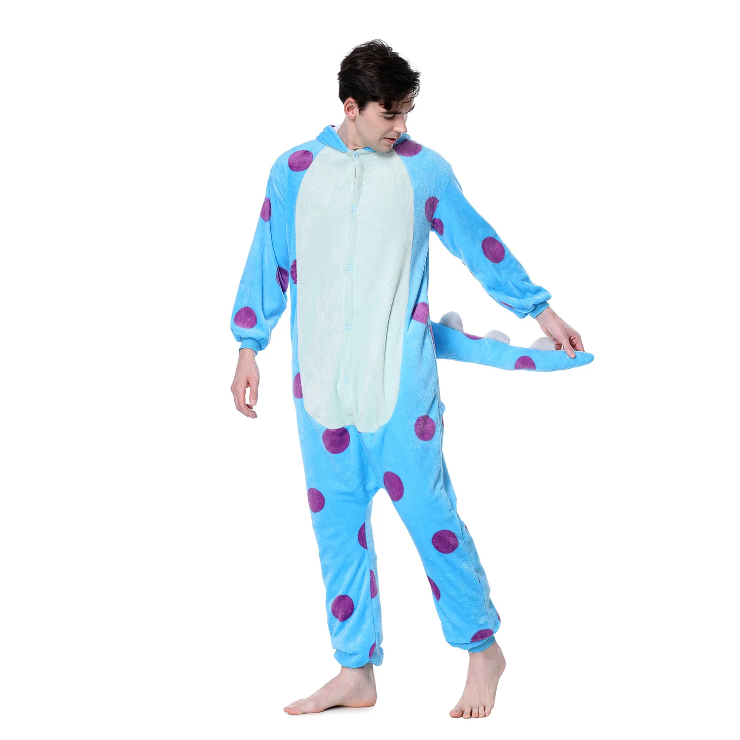 Unisex Cartoon Onesies Men Women Couple Pajamas Jumpsuit Halloween Festival Outfit Overalls,men bodysuits,men jumpsuits