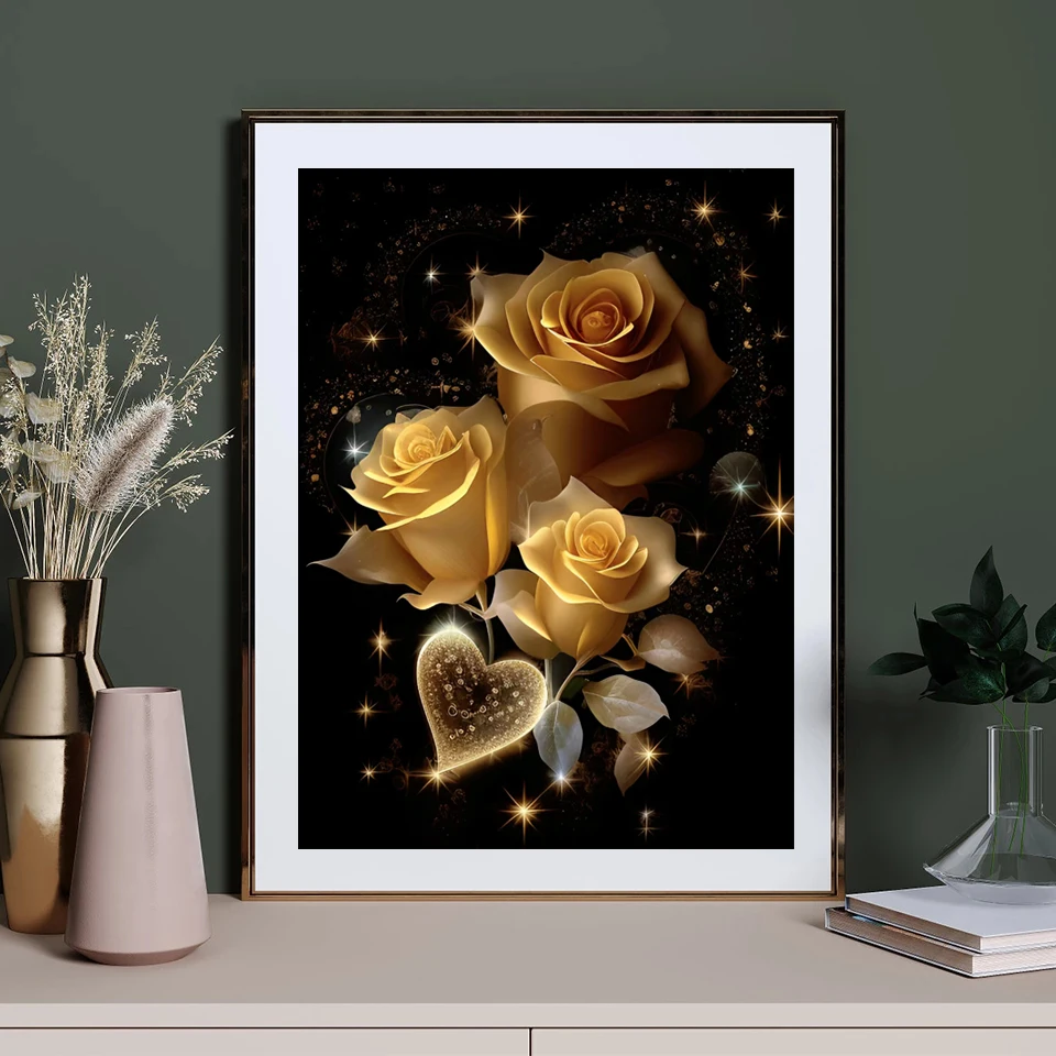 YSCOLOR Diamond Painting Diamant Broderie New York Skyline Diamant Mosaïque Diy Diamant Peinture Perceuse Ronde Strass Collé Complet Artisanat 30X40cm