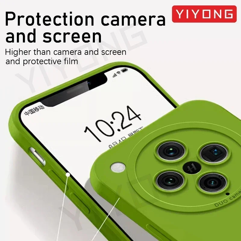 Silky Feel Liquid Silicone Soft Cover Phone Case by YIYONG
