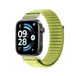 Nylon Loop Strap - Premium Smart Wristband Replacement Bracelet Accessories - Redmi Watch 5 4 (Green)