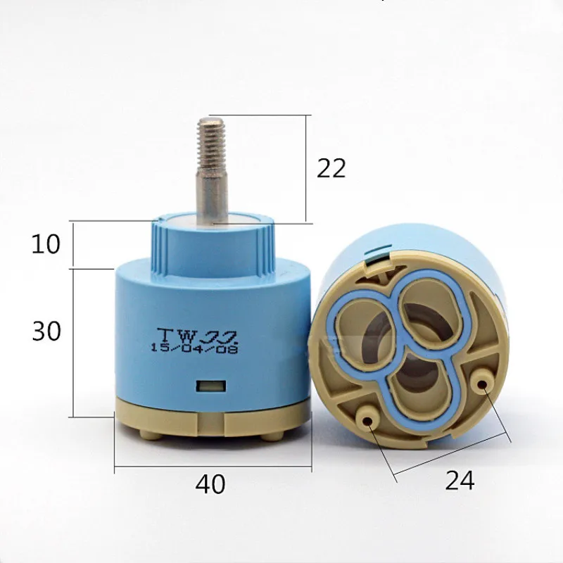 Perfect Higher Quality Durable 35mm 360 degree Ceramic Plate Spool Brass Lever Mixer Faucet Accessories Faucet Cartridge