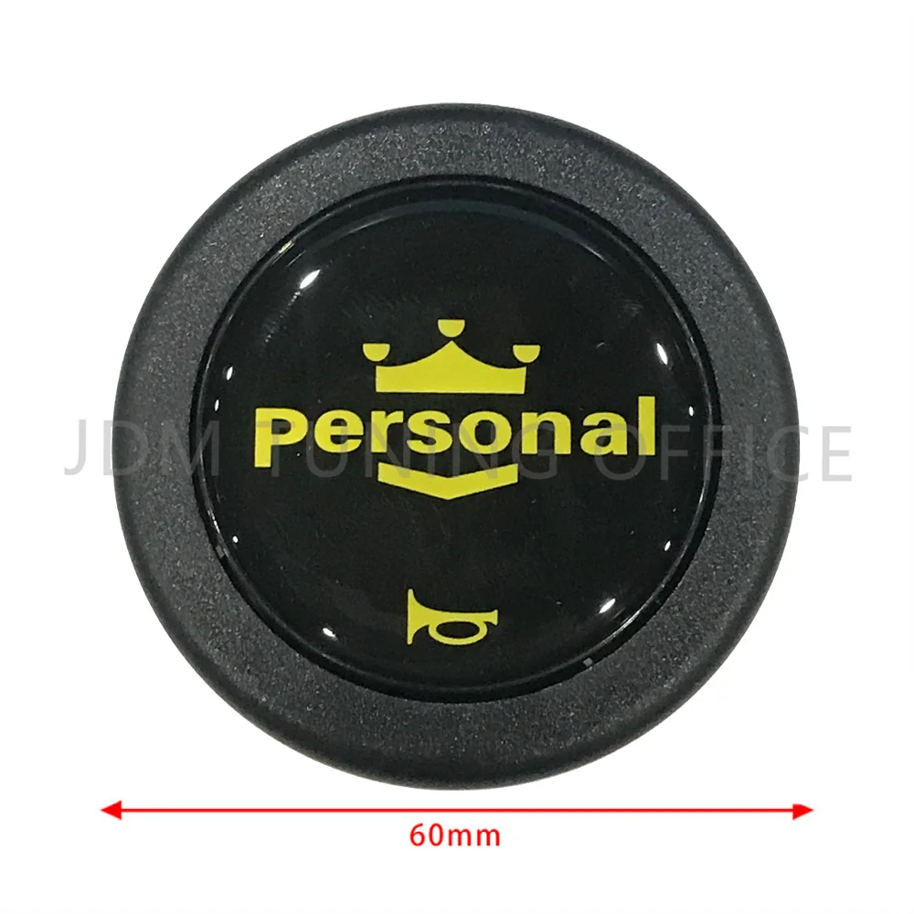 JDM Personal Style Car Racing Horn Button Sport Steering Wheel Horn Button Center Cap Car Styling For Auto Accessories
