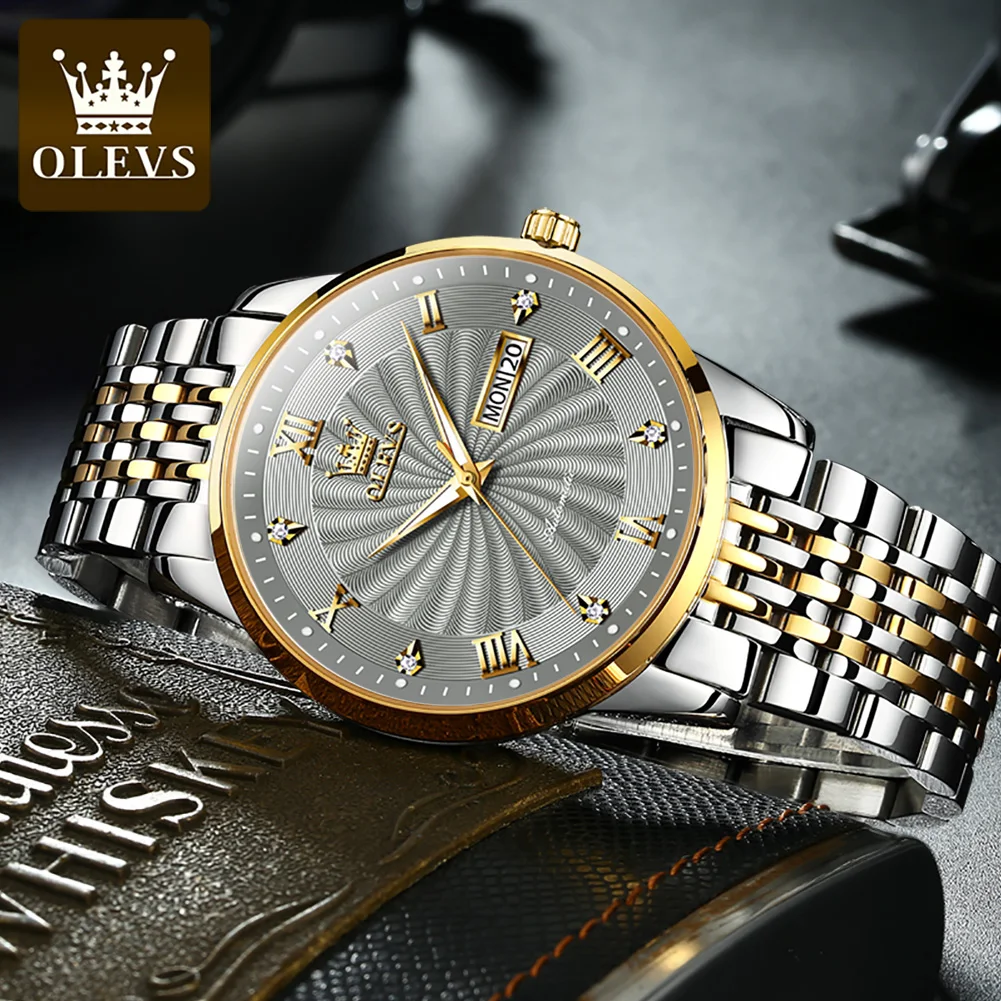 OLEVS Luxury Watch Men Automatic Mechanical Business Male