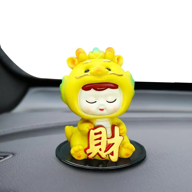 

Аксессуары для автомобиля, фигурки дракона из смолы, украшения для приборной панели автомобиля, украшения китайского дракона