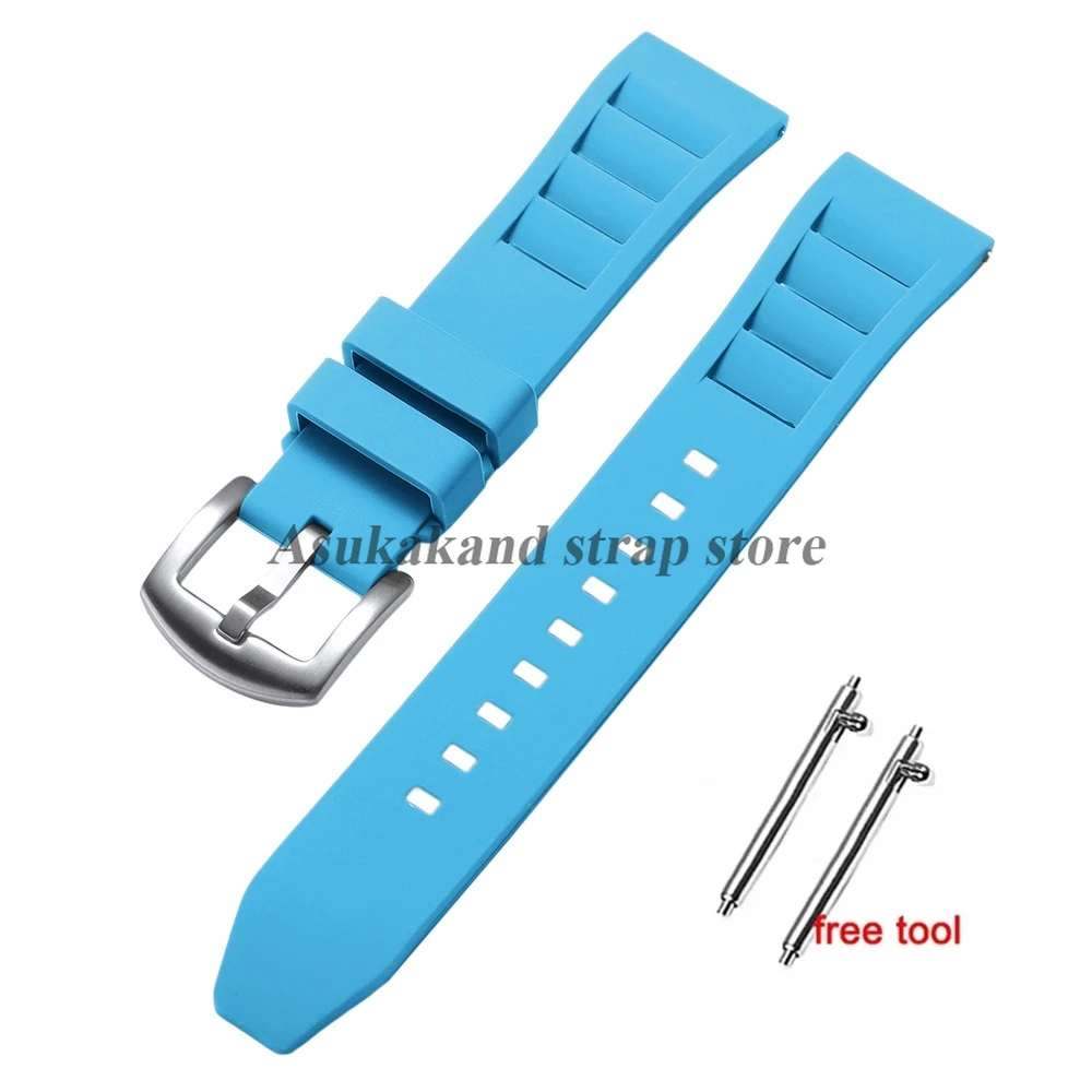 Silicone Watch Strap - Soft Waterproof Quick Release Rubber Watchband