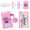 Lashwood Bag Package Sets Zip Lock Lash Packaging Resealable Eyelashes Case Pouch Cosmetic Box For Travel  Salon Custom Logo 1