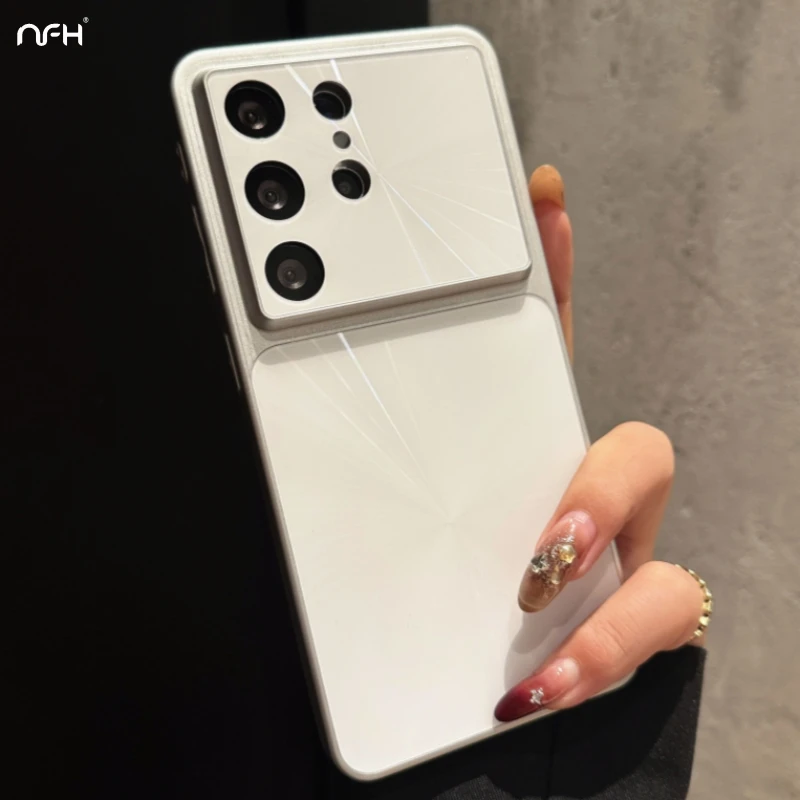 Luxury Dazzling CD Lines Silicone Frame Phone Case - Premium Protective Cover