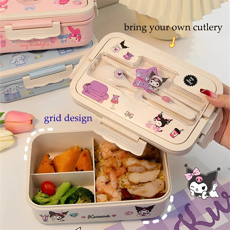 Kuromi Style Freezable Bento Box - Kawaii Panda - Making Life Cuter