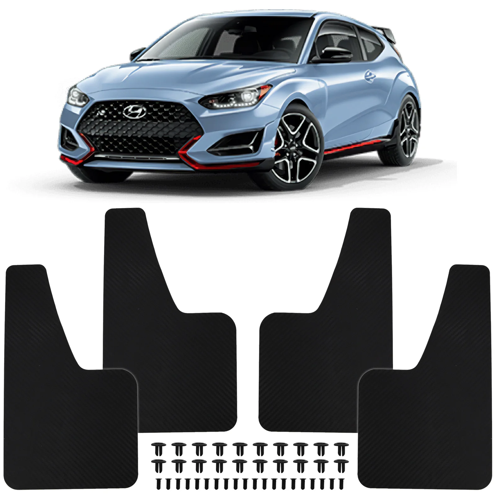 Neue Front Stoßstange Splitter Lip Spoiler Diffusor Schutz Körper Kit Für  Hyundai I30N MK3 MK 3,5 Hatchback 2017-2019 2020-2022 Tuning - AliExpress