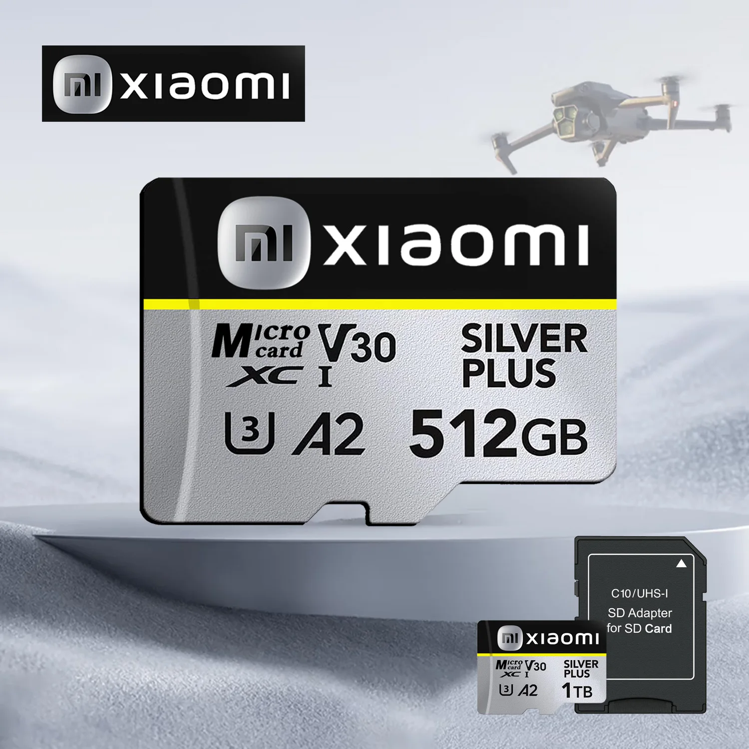 thumbnail image 1 of Tarjetas Micro SD de Xiaomi, tarjeta de memoria Mini SD de 128 GB, tarjeta Micro SD de 256 GB, 512 GB, 64 GB, tarjeta Flash TF para teléfono, computadora y cámara, 1 of 5