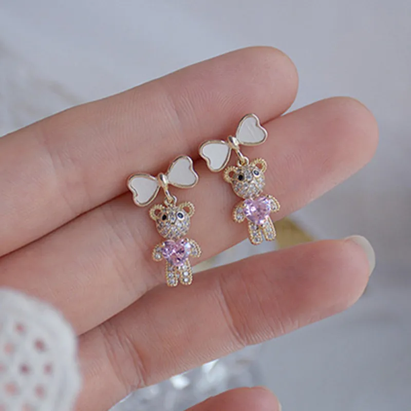 

Классический дизайн, Изящные Ювелирные изделия с микро-инкрустированным цирконом, милая фотография для женщин, простые повседневные Роскошные серьги-гвоздики, подарки