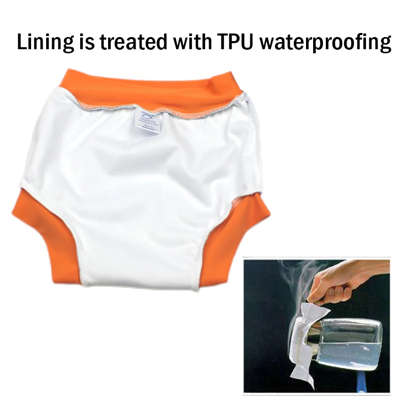 Infant Children Training Diapers Pants Nappies Newborn High Waist Swimming Trunks Baby Boys Girls Cartoon Printed Cloth Diaper