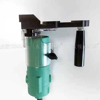 Modello di rifinitura per bordi smussati e dritti a 45 gradi manuale manico in legno armadio Trimmer in PVC macchina per rifilatura elettrica da carpentiere